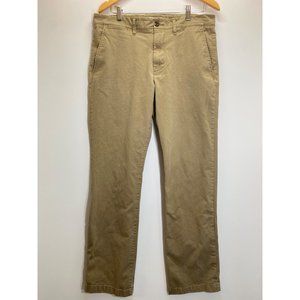 Goodfellow & Co Mens Stretch Straight Leg Hennepin Chino Pants Brown Size 34x32